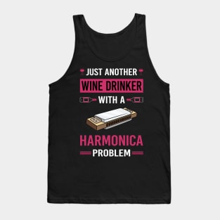 Wine Drinker Harmonica Mouth Organ Tank Top